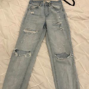 Garage Distressed Mom Jean